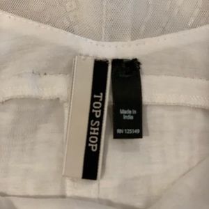 Topshop Dresses - Great dress for prom or homecoming. White mini Topshop Dresses - Great dress for prom or homecoming. White mini